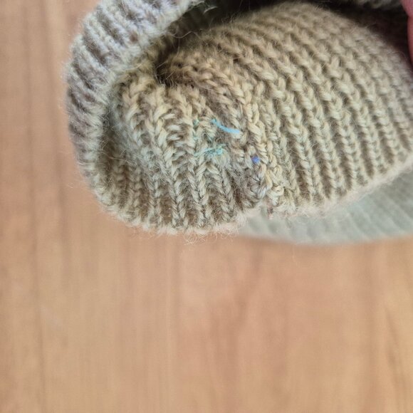 Vintage Lautreamont Made in Japan 100% Wool Cardigan V-Neck Button Pocket Green - Picture 15 of 16